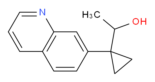 1-[1-(quinolin-7-yl)cyclopropyl]ethan-1-ol