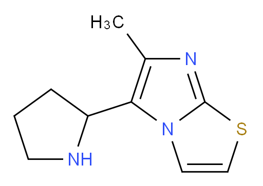 2-{6-methylimidazo[2,1-b][1,3]thiazol-5-yl}pyrrolidine