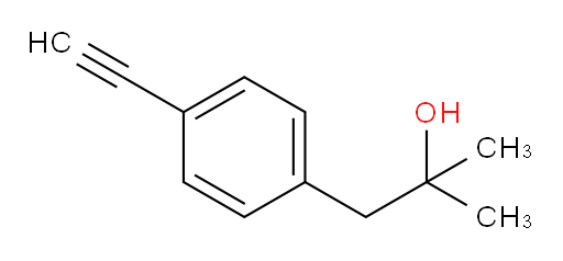 1-(4-ethynylphenyl)-2-methylpropan-2-ol