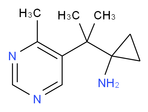 1-[2-(4-methylpyrimidin-5-yl)propan-2-yl]cyclopropan-1-amine