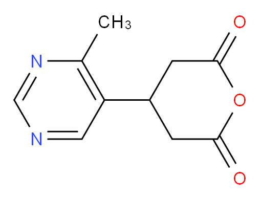 4-(4-methylpyrimidin-5-yl)oxane-2,6-dione