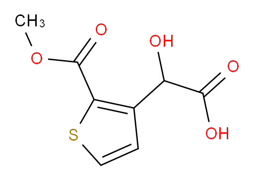 2-hydroxy-2-[2-(methoxycarbonyl)thiophen-3-yl]acetic acid