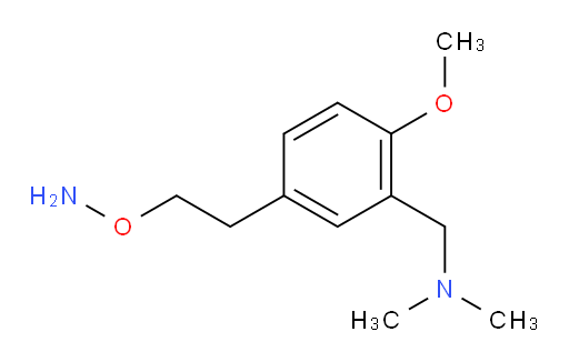 ({5-[2-(aminooxy)ethyl]-2-methoxyphenyl}methyl)dimethylamine