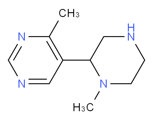 4-methyl-5-(1-methylpiperazin-2-yl)pyrimidine