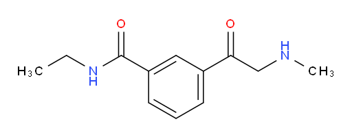 N-ethyl-3-[2-(methylamino)acetyl]benzamide
