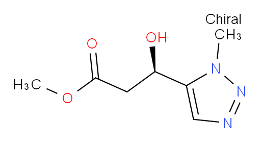 methyl (3R)-3-hydroxy-3-(1-methyl-1H-1,2,3-triazol-5-yl)propanoate