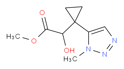 methyl 2-hydroxy-2-[1-(1-methyl-1H-1,2,3-triazol-5-yl)cyclopropyl]acetate