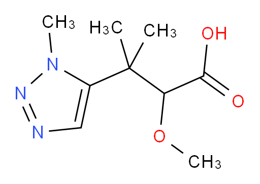 2-methoxy-3-methyl-3-(1-methyl-1H-1,2,3-triazol-5-yl)butanoic acid