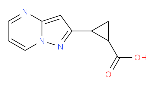 2-{pyrazolo[1,5-a]pyrimidin-2-yl}cyclopropane-1-carboxylic acid