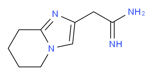 2-{5H,6H,7H,8H-imidazo[1,2-a]pyridin-2-yl}ethanimidamide