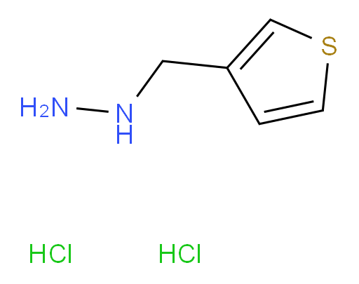 [(thiophen-3-yl)methyl]hydrazine dihydrochloride