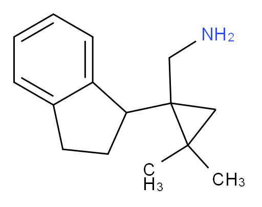 [1-(2,3-dihydro-1H-inden-1-yl)-2,2-dimethylcyclopropyl]methanamine