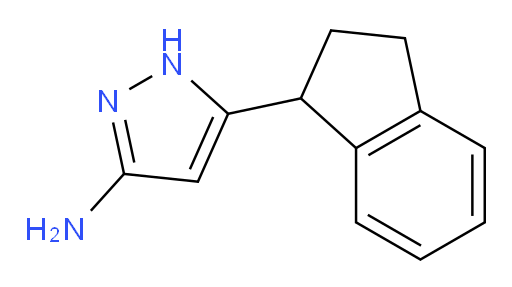 5-(2,3-dihydro-1H-inden-1-yl)-1H-pyrazol-3-amine