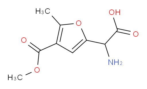 2-amino-2-[4-(methoxycarbonyl)-5-methylfuran-2-yl]acetic acid