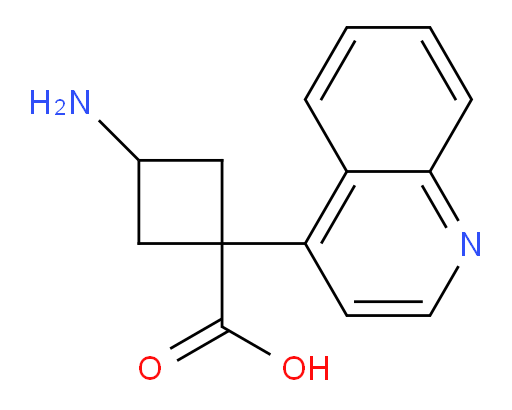 3-amino-1-(quinolin-4-yl)cyclobutane-1-carboxylic acid