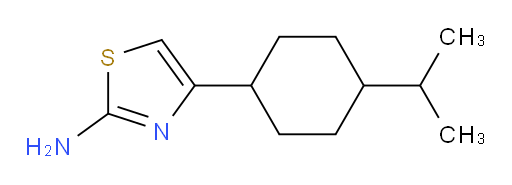 4-[4-(propan-2-yl)cyclohexyl]-1,3-thiazol-2-amine