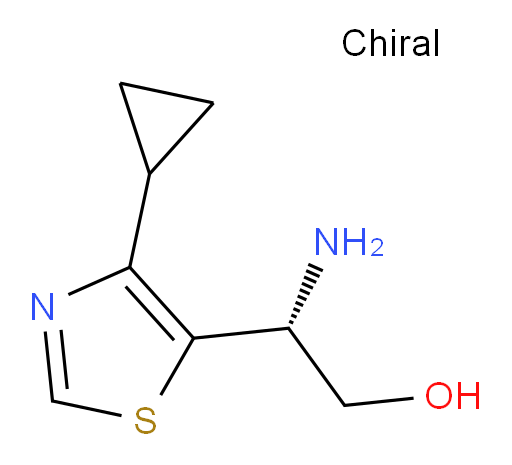 (2R)-2-amino-2-(4-cyclopropyl-1,3-thiazol-5-yl)ethan-1-ol