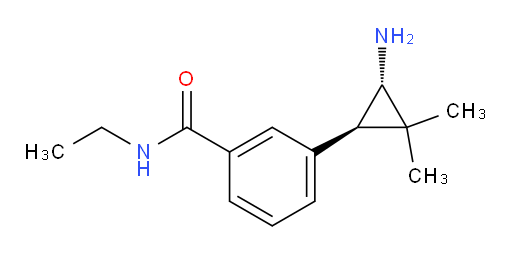rac-3-[(1R,3S)-3-amino-2,2-dimethylcyclopropyl]-N-ethylbenzamide
