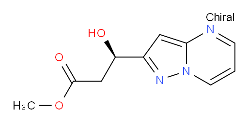 methyl (3R)-3-hydroxy-3-{pyrazolo[1,5-a]pyrimidin-2-yl}propanoate