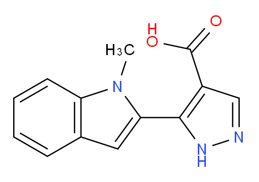 5-(1-methyl-1H-indol-2-yl)-1H-pyrazole-4-carboxylic acid