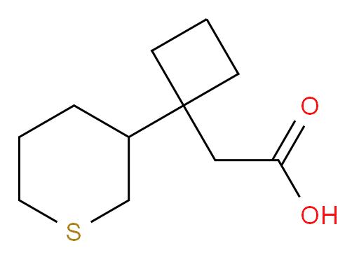 2-[1-(thian-3-yl)cyclobutyl]acetic acid