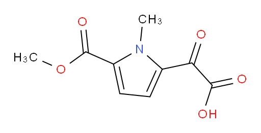 2-[5-(methoxycarbonyl)-1-methyl-1H-pyrrol-2-yl]-2-oxoacetic acid