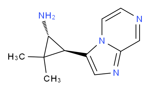 rac-(1R,3S)-3-{imidazo[1,2-a]pyrazin-3-yl}-2,2-dimethylcyclopropan-1-amine