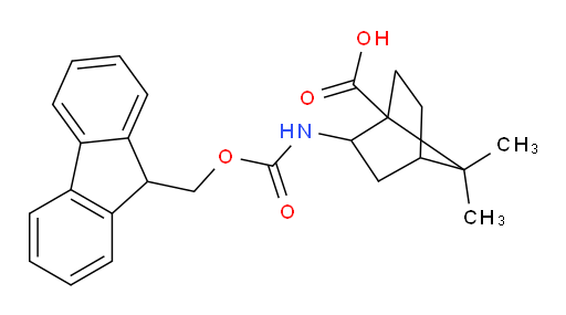 2-({[(9H-fluoren-9-yl)methoxy]carbonyl}amino)-7,7-dimethylbicyclo[2.2.1]heptane-1-carboxylic acid