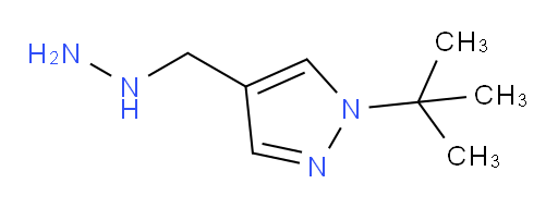 1-tert-butyl-4-(hydrazinylmethyl)-1H-pyrazole