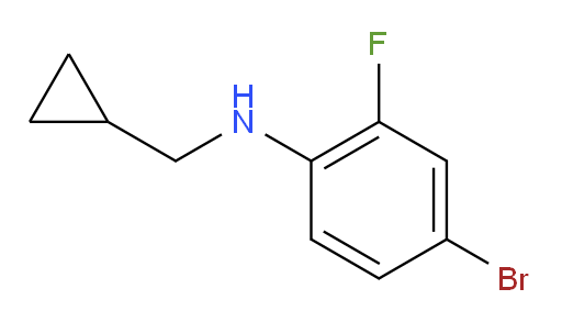 4-bromo-N-(cyclopropylmethyl)-2-fluoroaniline