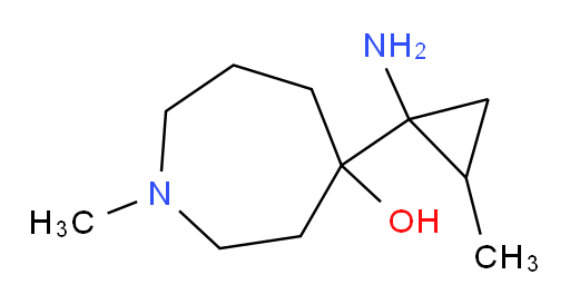 4-(1-amino-2-methylcyclopropyl)-1-methylazepan-4-ol