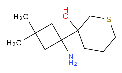 3-(1-amino-3,3-dimethylcyclobutyl)thian-3-ol