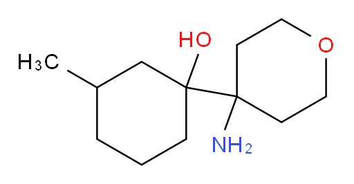 1-(4-aminooxan-4-yl)-3-methylcyclohexan-1-ol