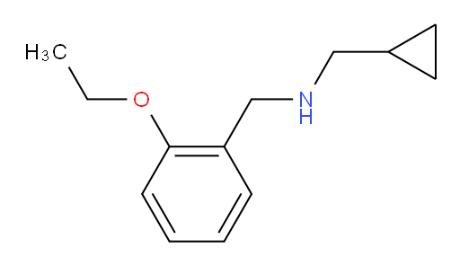 (cyclopropylmethyl)[(2-ethoxyphenyl)methyl]amine