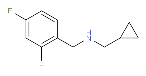 (cyclopropylmethyl)[(2,4-difluorophenyl)methyl]amine