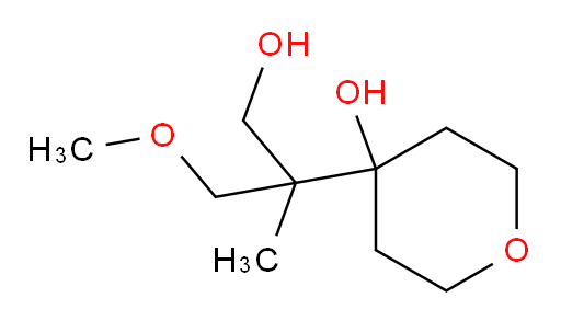 4-(1-hydroxy-3-methoxy-2-methylpropan-2-yl)oxan-4-ol