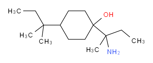 1-(2-aminobutan-2-yl)-4-(2-methylbutan-2-yl)cyclohexan-1-ol