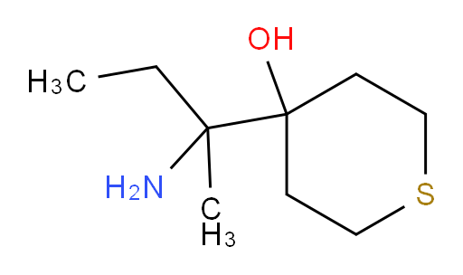4-(2-aminobutan-2-yl)thian-4-ol