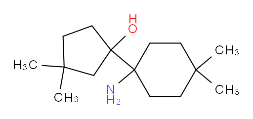 1-(1-amino-4,4-dimethylcyclohexyl)-3,3-dimethylcyclopentan-1-ol