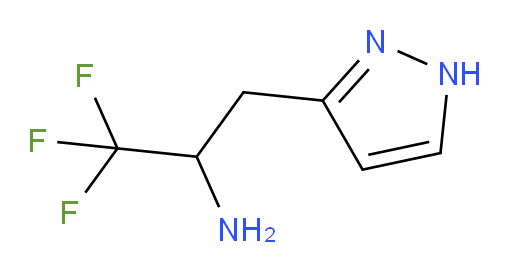 1,1,1-trifluoro-3-(1H-pyrazol-3-yl)propan-2-amine