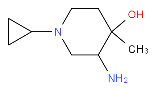 3-amino-1-cyclopropyl-4-methylpiperidin-4-ol