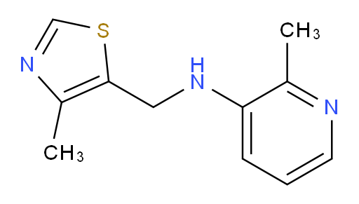 2-methyl-N-[(4-methyl-1,3-thiazol-5-yl)methyl]pyridin-3-amine