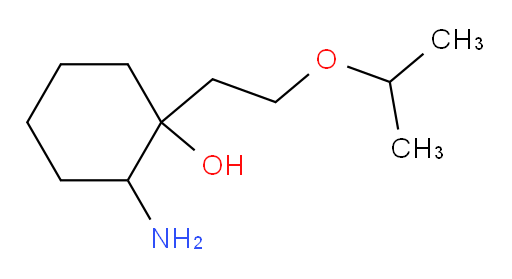 2-amino-1-[2-(propan-2-yloxy)ethyl]cyclohexan-1-ol