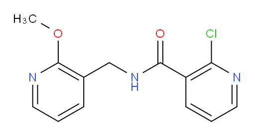 2-chloro-N-[(2-methoxypyridin-3-yl)methyl]pyridine-3-carboxamide