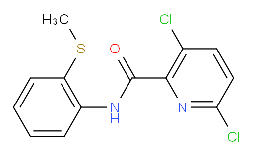 3,6-dichloro-N-[2-(methylsulfanyl)phenyl]pyridine-2-carboxamide