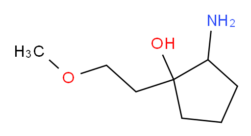 2-amino-1-(2-methoxyethyl)cyclopentan-1-ol