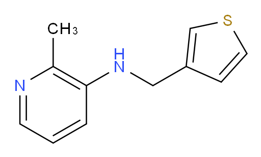 2-methyl-N-[(thiophen-3-yl)methyl]pyridin-3-amine