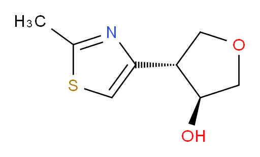 rac-(3R,4S)-4-(2-methyl-1,3-thiazol-4-yl)oxolan-3-ol