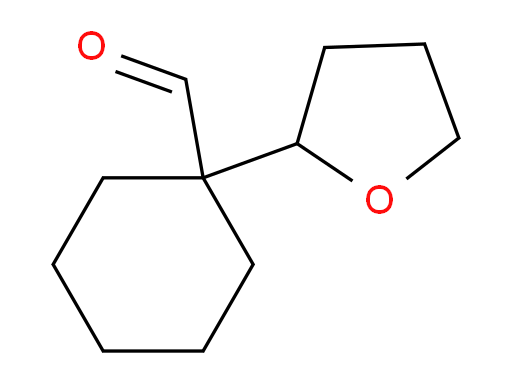 1-(oxolan-2-yl)cyclohexane-1-carbaldehyde