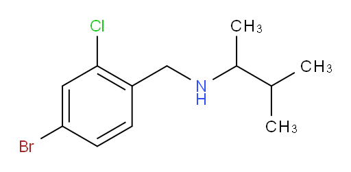 [(4-bromo-2-chlorophenyl)methyl](3-methylbutan-2-yl)amine